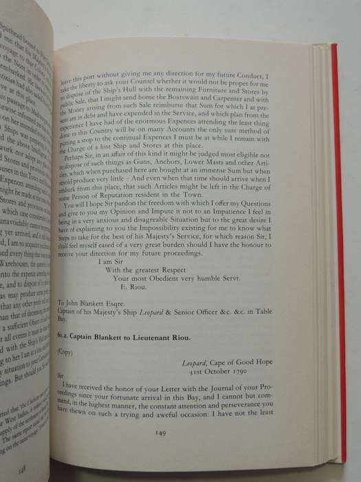 The Last Voyage Of The Guardian Lieutenant Riou,Commander 1789-1791,VRS Series 2 No. 20 - ed MD Nash