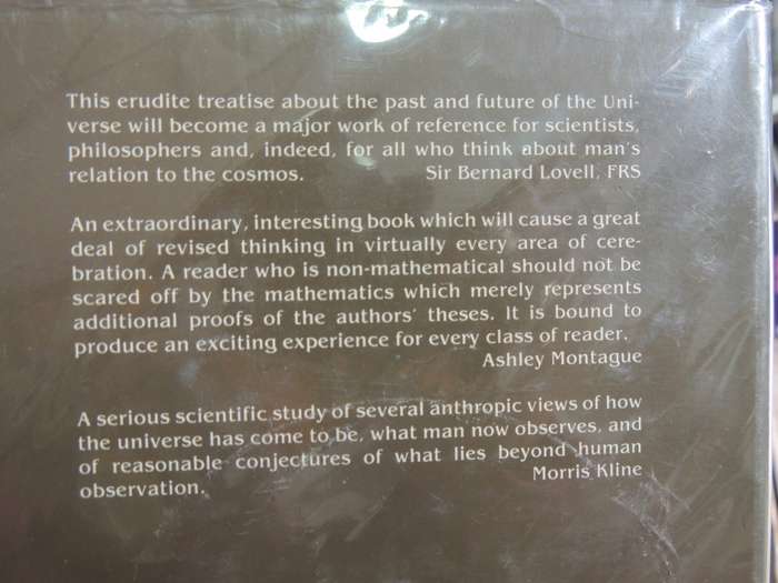 The Anthropic Cosmological Principle - John D. Barrow and Frank J. Tipler