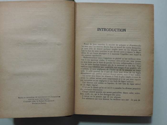 Ma Cuisine - Auguste Escoffier  (French) 1st Edition, Pub 1934