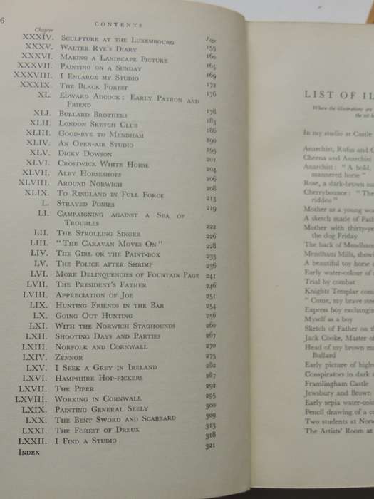 Sir Alfred Munnings 4 Vols, An Artists Life, The Second Burst,The Finish, Ballads & Poems Sir Alfred