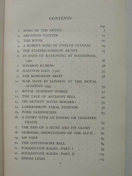 Sir Alfred Munnings 4 Vols, An Artists Life, The Second Burst,The Finish, Ballads & Poems Sir Alfred