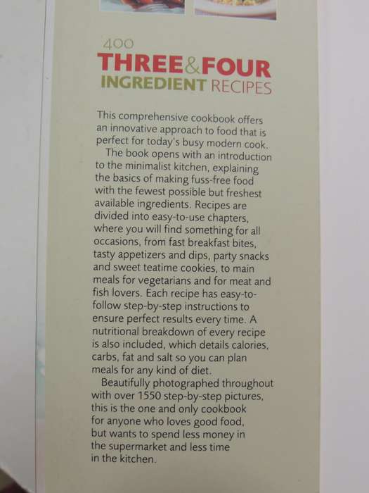400 Three & Four Ingedient Recipes - Jenny White & Joanna Farrow