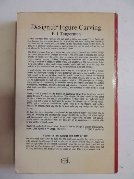 Design & Figure Carving. 1298 Illustrations - E J Tangerman