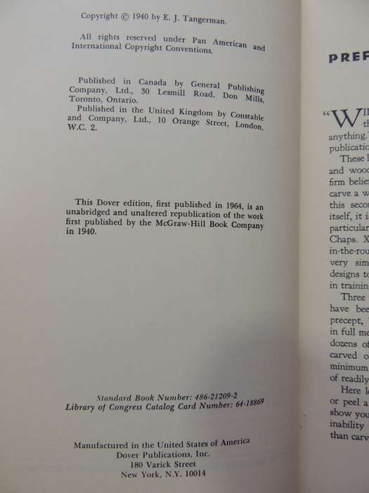 Design & Figure Carving. 1298 Illustrations - E J Tangerman