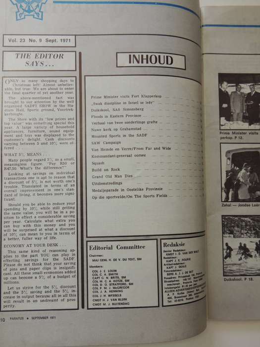 Paratus - September 1971 Vol  23 No 9