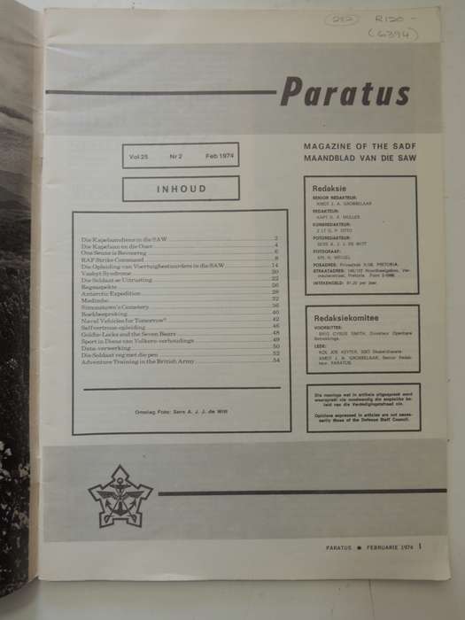 Paratus - Februarie/February 1974 Vol 25 No 2
