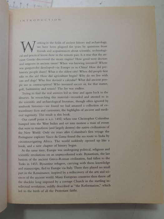 Ancient Inventions - Wonders of the Past - Peter James, Nick Thorpe
