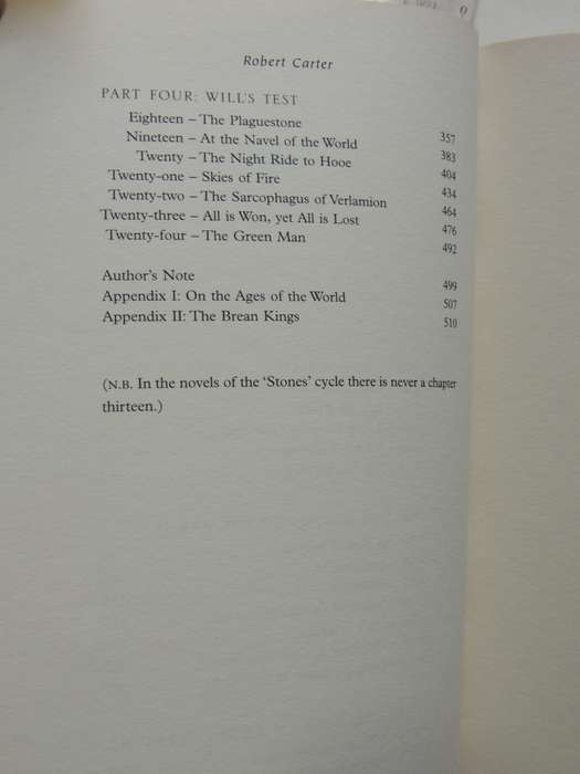 The Language of Stones - Robert Carter - FIRST EDITION