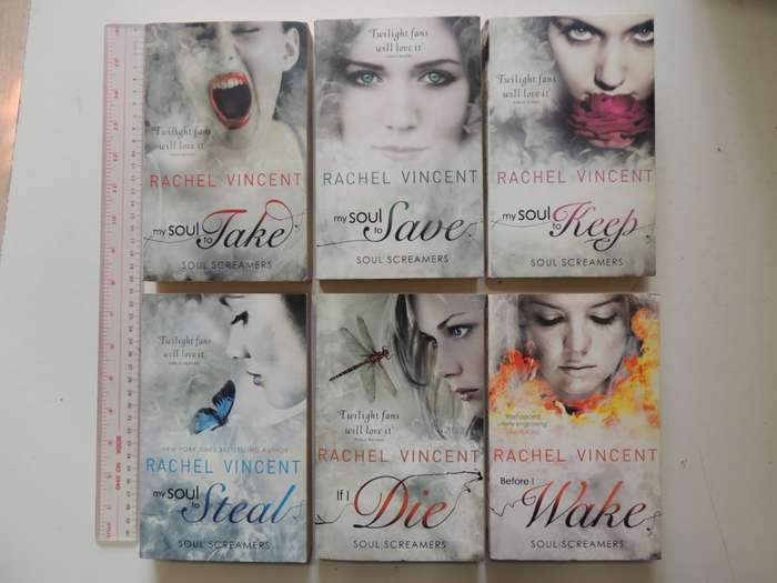 My Soul to Take, Save, Keep, Steal, If I Die, Before I Wake  -  Rachel Vincent     6 Vol Set