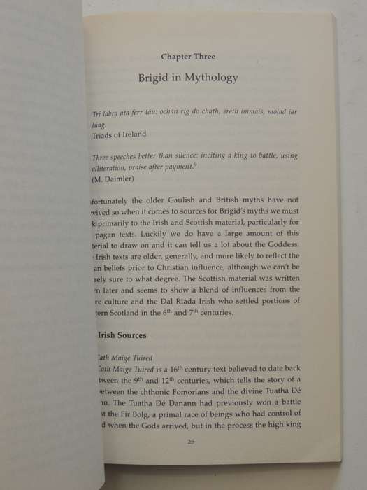 Pagan Portals, Brigid: Meeting The Celtic Goddess Of Poetry, Forge, And Healing Well -Morgan Daimler