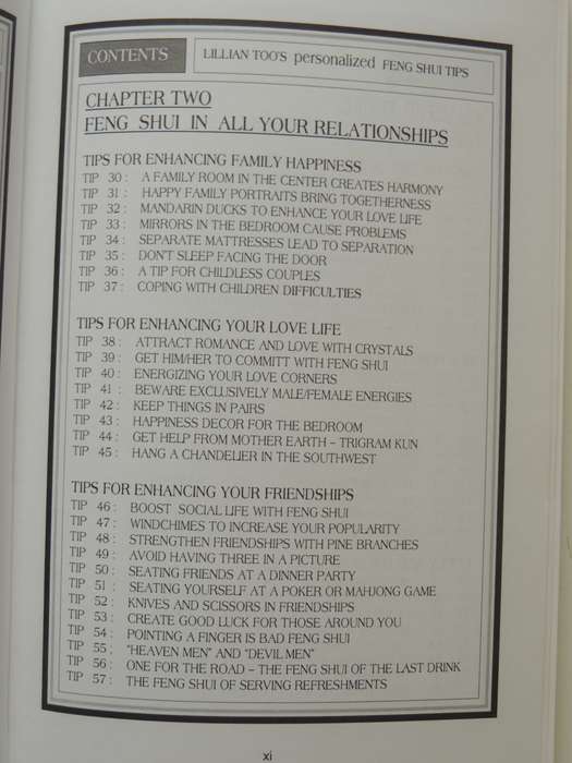 Lillian Too's Personalised Feng Shui Tips