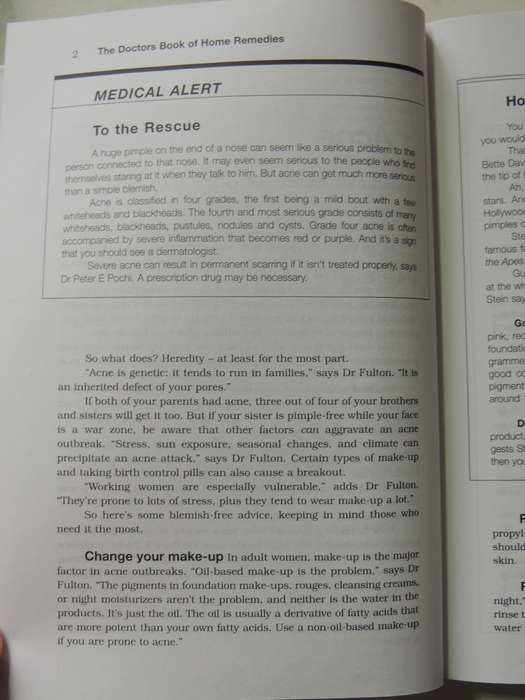The Doctor's Book of Home Remedies- Prevention Magazine Health Books