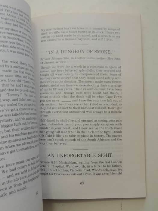 The Story Of Delville Wood - Told In Letters From The Front  Anonymous