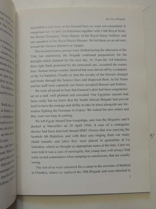 The Brigade - The Story Of Corporal Gareth Evans With The 1st SA Brigade In Egypt And Delville Wood