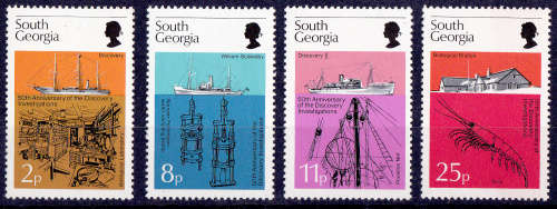 SOUTH GEORGIA, 1976. Discovery investigations. Full set