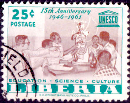 LIBERIA, 1961. UNESCO. Single