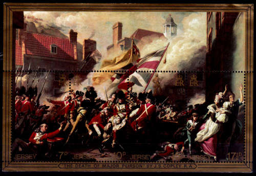 JERSEY, 1981. The Battle over Jersey. Mini sheet