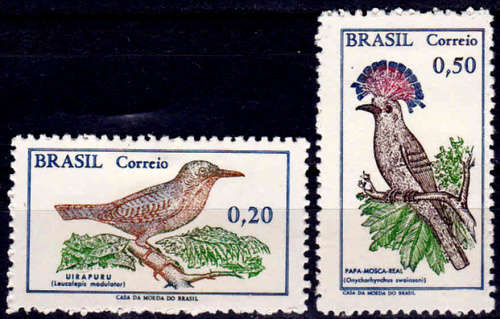 BRAZIL, 1968. Birds. Full set