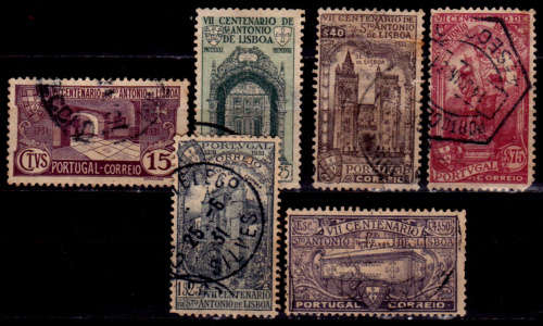 PORTUGAL 1931, 13 June. 700th ANNIV DEATH of ST.ANTONIUS, set, UH, CV+/- R 800.00, view scans