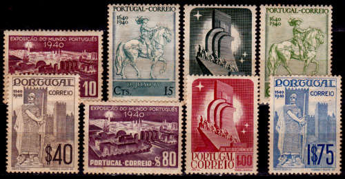 PORTUGAL 1940, 4 June. INDEPENDENCE ANNIV PORTUGUESE, set, MH, CV+/- R 1,400.00, view scans