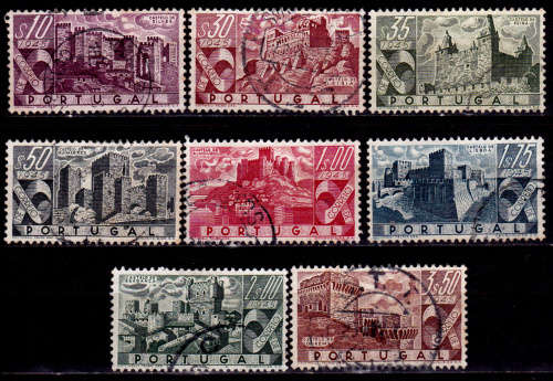 PORTUGAL 1946, 1 June. PORTUGUESE CASTLES, set, UNH, CV+/-R 280.00, view scans