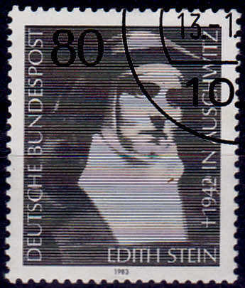 GERMANY 1983, 13 Jan. EDITH STEIN, 1891-1942, single, UH, CV+/- R 10.00 view scans