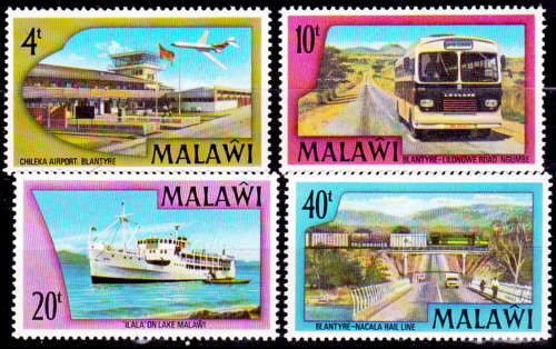MALAWI 1977, 12 July. Transport, set, MH, CV +/-R 60.00 view scans