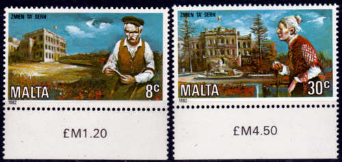 MALTA 1982, 16 March. Care of the Elderly, set, MNH, CV+/-R 40.00 view scans