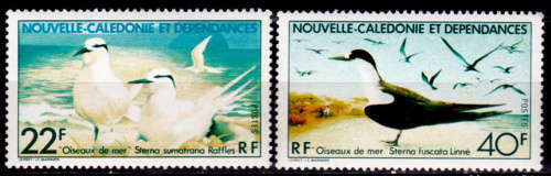 NEW CALEDONIA 1978, 11 Feb. Ocean Birds, set, MNH, CV +/-R 115.00 view scans