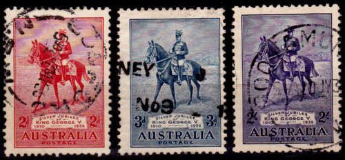 AUSTRALIA, 1935. King George V. Full set