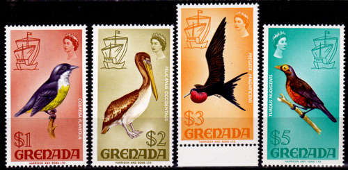 GRENADA, 1968. Birds. Short set