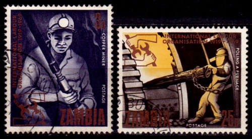 ZAMBIA 1969, 18 June. 50th ANNIV of the ILO, set, UH, CV +/-R 25.00 view scans