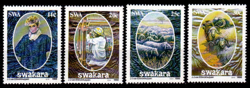 SWA 1986, 10 July. Karakul Industry, set, MNH, CV R 10.00 view scans
