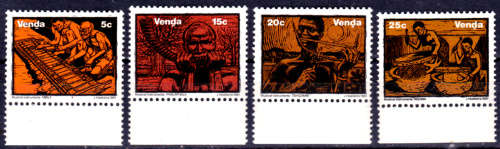 VENDA 1981, 13 Nov. MUSICAL INSTRUMENTS, set, MNH, CV R 10.00 view scans