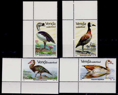 VENDA 1987, 8 Jan. Waterfowl, set, MNH, CV R 33.00 view scans