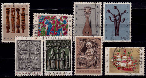 GREECE 1966, 21 Nov. GREEK FOLK ART, set, UH, CV +/-R 40.00 view scans