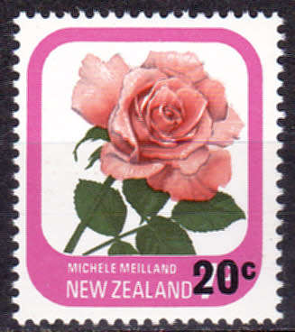NEW ZEALAND 1980, 26 Nov. GARDEN ROSES, single, MNH, CV +/-R 5.00, view scans