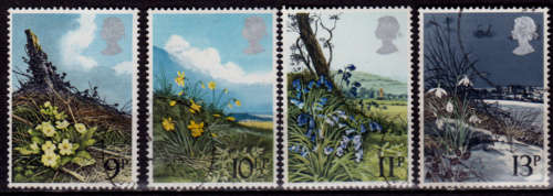 ENGLAND 1979, 21 March. BRITISH WILD FLOWERS, set, UH, CV +/-R 30.00 view scans