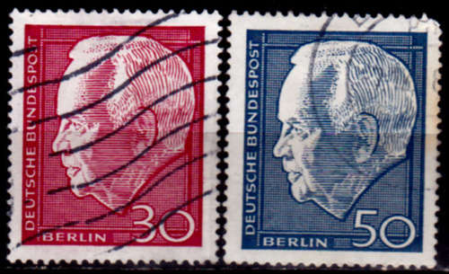 GERMANY BERLIN, 1967. President Heinrich Lubke. Full set