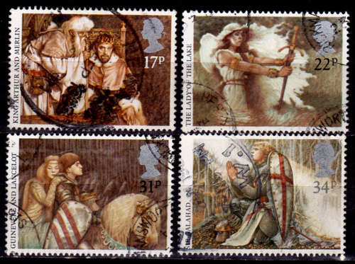 ENGLAND, 1985. Arthurian legends. Full set