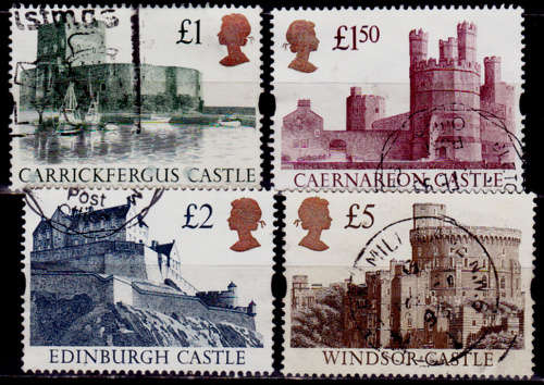 ENGLAND, 1992. British castles. Full set