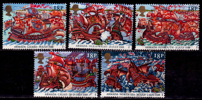ENGLAND, 1988. Spanish armada. Full set