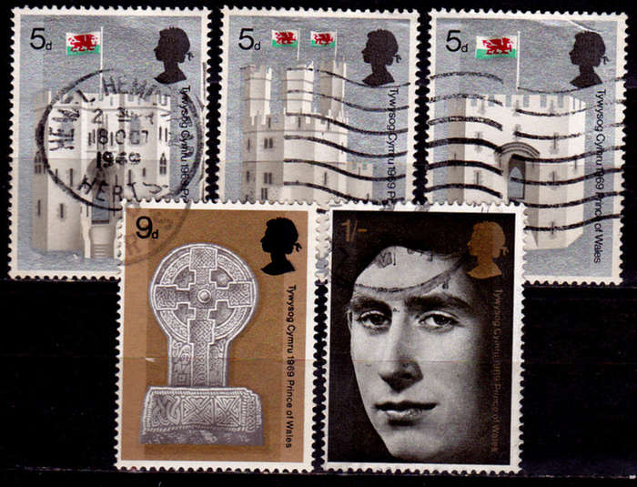ENGLAND, 1969. Castles. Full set