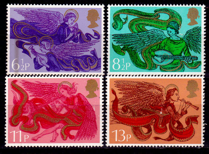 ENGLAND 1975, 26 Nov. CHRISTMAS STAMPS, set, MNH, CV +/-R 30.00 view scans