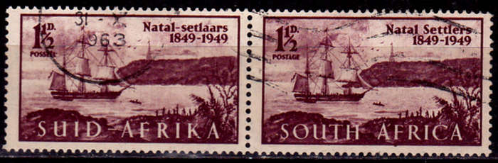 UNION OF SA, 1949. British settlers. Pair