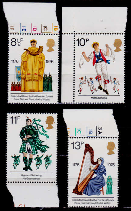 ENGLAND, 1976. Cultural traditions. Full set