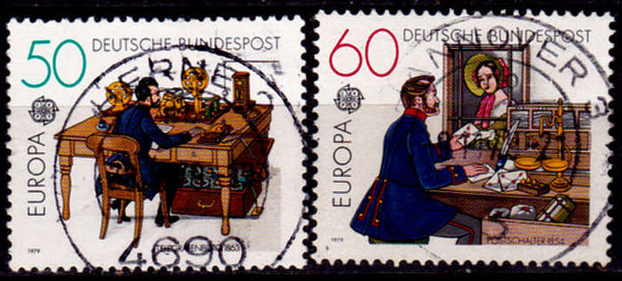 GERMANY 1979 17 May. EUROPA STAMPS, set, UH, CV+/- R 15.00 view scans