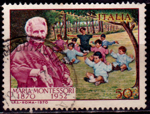ITALY 1970, 31 Aug. 100th ANNIV BIRTH OF MARIA MONTESSORI, single, UH, CV +/-R 5.00 view scans