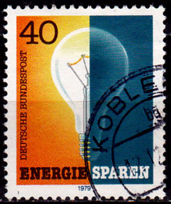 GERMANY 1979, 14 Nov. SAVING ENERGY, single, UH, CV+/- R 5.00 view scans