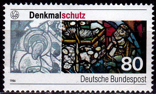 GERMANY 1986, 14 Aug. CONSERVATION OF BUILDINGS, single, MNH, CV+/- R 40.00 view scans